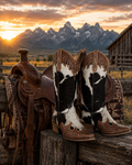 Adelaide Hairon High top Western Boots