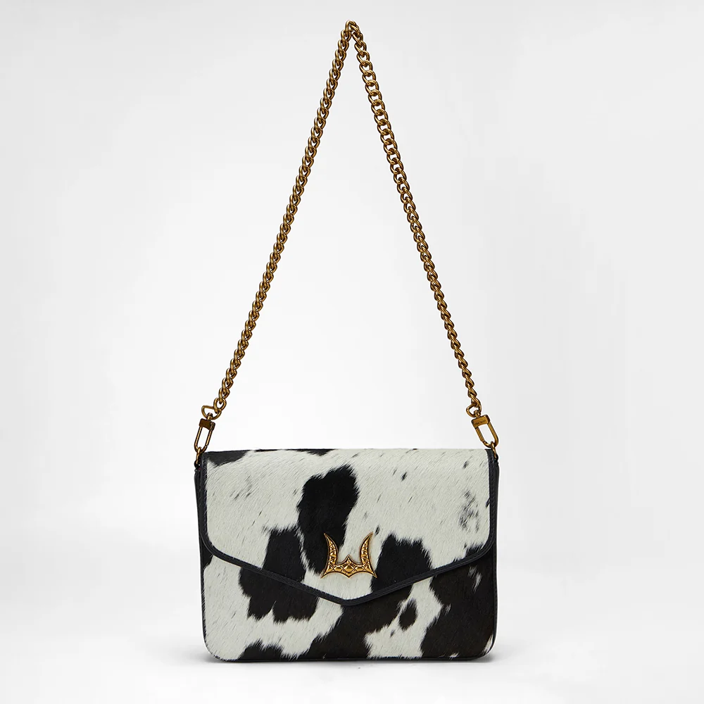 Loyal West On The Go Medium Chain Bag in Cowhide - front product shot