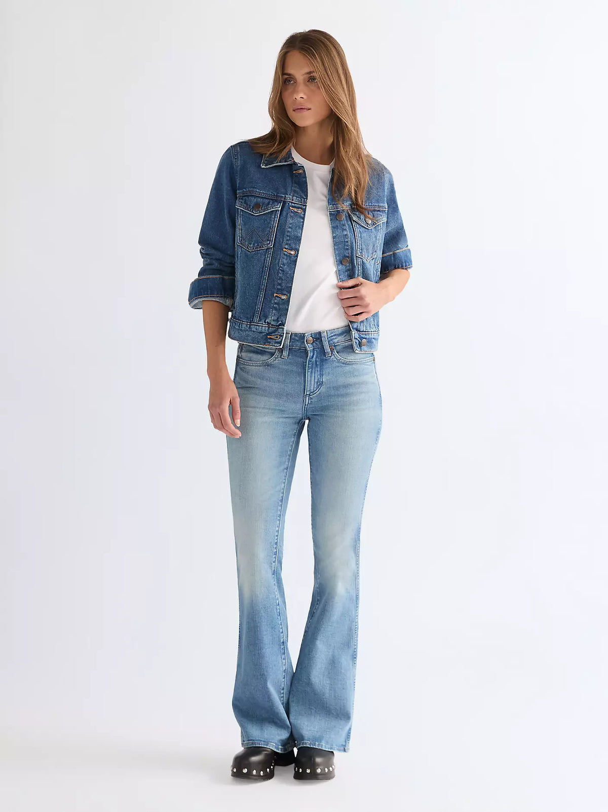 Wrangler Western Denim Jacket – Blue